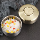 Axyaa Double-layer Stainless Steel Rice Bowl with Lid - Heat-insulating Soup Bowl