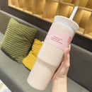 Axyaa Stainless Steel Thermal Tumbler 710ML Large Capacity Vacuum Flask Thermos Ice Cup
