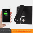 Axyaa Modern Rechargeable Wall Sconce with USB, Adjustable Spotlight LED Bedside Reading Light