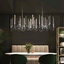Axyaa LED Crystal Chandelier: Modern Luxury Tree Branch Design for Home Decor