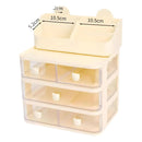 Axyaa Desktop Drawer Organizer | Clear Multi-Layer Storage Rack for Office Supplies