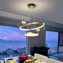 Axyaa Modern Chandelier Pendant Lamp for Dining Room - Indoor Lighting