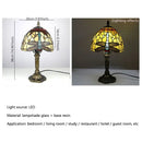 Axyaa Dragonfly Tiffany Glass Table Lamp for Home Decor