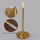 Axyaa LED Candlelight Camper Touch Night Light Rechargeable Table Lamp