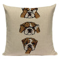 Axyaa Cozy Pug Cat Sloth Starling Fashion Pillow Cover Sofa Decor Case