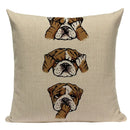 Axyaa Cozy Pug Cat Sloth Starling Fashion Pillow Cover Sofa Decor Case