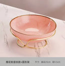 Axyaa Glass Fruit Tray for Home and Office Decor, Snacks, and Candy Storage