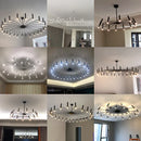 Nordic Villa Chandelier: Axyaa Ceiling Pendant Light for Living Room, Dining Room, Bedroom