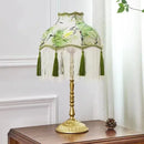 Axyaa European Tassel Desk Lamp, Vintage Style for Living Room Bedroom