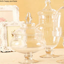 Axya Glass Candy Jar with Lid - Elegant Storage Tank for Home Decor or Special Occasions