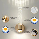 Axyaa Modern LED Crystal Bubble Wall Sconces for Living Room, Bedroom, Bathroom, Corridor Decor