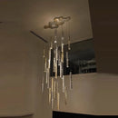 Axyaa Modern Cylindrical Ceiling Chandelier for Dining Living Room Bar Lighting Decor