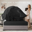 Axyaa 100% Mulberry Silk Flat Bed Sheet - Solid Color Options