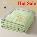 Axyaa Antibacterial Jacquard Cool Quilt - Single/Double Summer Quilt