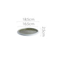 Axyaa Circular Ceramic Restaurant Service Plate Set