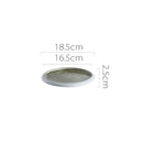 Axyaa Circular Ceramic Restaurant Service Plate Set