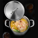 Axya 3-Layer Stainless Steel Stew Pot for Gas & Induction Cooker