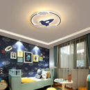 Axyaa Kid's Room Ceiling Light - Whale & Rocket Design