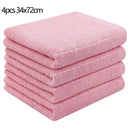 Axyaa Super Absorbent Cotton Kitchen Towel Set for Home Cleaning and Drying