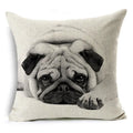 Axyaa Dog Yak Linen Cushion Cover - 45*45cm