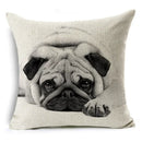 Axyaa Dog Yak Linen Cushion Cover - 45*45cm