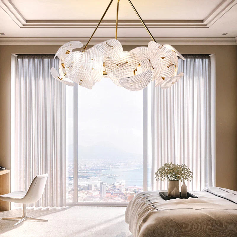 Axyaa Luxury LED Chandeliers - Modern Home Decor Lustres for Dining Table