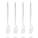 Axyaa Gold Fruit Cake Set: Mirror Stainless Steel Tea Fork, Snack Dessert, Small Salad Cutlery