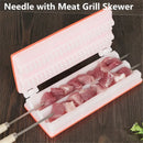 Axya Meat Grill Skewer Box Set BBQ Tools Shish Kebab Skewers Maker