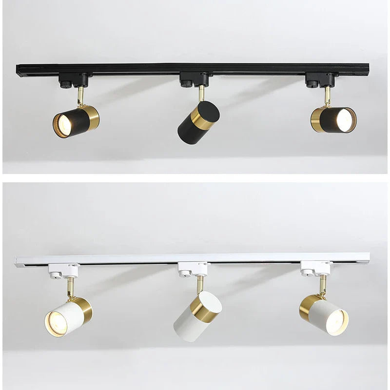 Axyaa Modern LED Track Spotlight Ceiling Lights for Living Room, Clothing Stores, and Home Decor