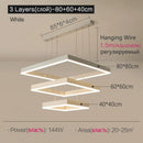 Axyaa Square Frame Chandelier for Living Room, Bedroom, and Dining Room