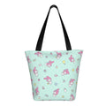 Axyaa Hello Kitty Tote Bag: Cute Kawaii Cartoon Top Handle Zipper Bag for Women