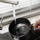 Axyaa Wooden Handle Induction Milk Pot - Ideal for Whipped Cream, Boiling Water, Soup