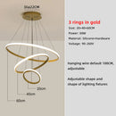 Axyaa Clover Chandelier: Nordic Modern Dining Table Pendant Lights for Home Decor & Living Room