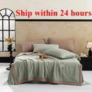 Axyaa Cotton Bubble Double-Layer Yarn Summer Quilt Set