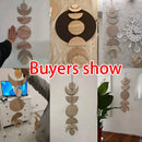 Moon Phase Garland Wall Decor by Axyaa: Boho Home Decor, Nursery Ornament Gift