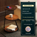Modern LED Floor Lamp with Shelf by Axyaa: Stylish Living Room Lighting & Storage Solution