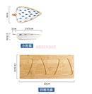 Axyaa Modern Living Room Fruit Plate Snack Set for Dried Fruit, Melon Seeds, and Dim Sum