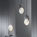 Axyaa Modern Gold Ring Pendant Light with LED Nordic Design