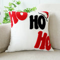 Axyaa Christmas Embroidered Pillowcase - Decorative Sofa Cushion Cover