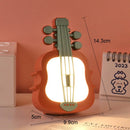 Axyaa LED Violin Night Light Lamp with RGB Color, USB Charging - Bedroom Bedside Table Lighting