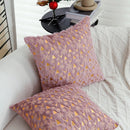 Axyaa Hot Stamping Elk Pink Plush Christmas Cushion Cover - 30x50cm / 45x45cm