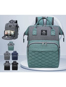 Axyaa Diaper Backpack with Changing Mat | Large Capacity Baby Stroller Bag