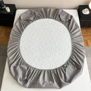 Axyaa Quilted Mattress Protector: Waterproof, Non-Slip, Breathable, Anti-Mite, Anti-Bacterial