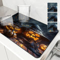 Axyaa Halloween Jack-o-Lantern Wizard Hat Absorbent Drying Mat