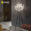 Axyaa Italian-Designed Remote Control Dimmable Floor Lamp for Hotel Ambiance