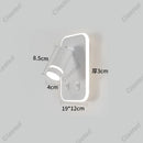 Axyaa LED Wall Light USB Charging Port Adjustable Angle for Reading & Decor