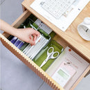Axyaa Plastic Desk Drawer Organizer Box Storage for Jewelry, Makeup, and Accessories