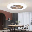 Axyaa Invisible Silent Bedroom Fan Lamp, Remote Control Ceiling Light