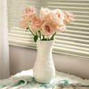 Axyaa Retro Rose Ceramic Vase Highend Home Decor Ornaments