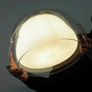 Axyaa Amber Jelly Chandelier: Modern Danish Design Glass Lighting Fixture for Home & Hospitality
